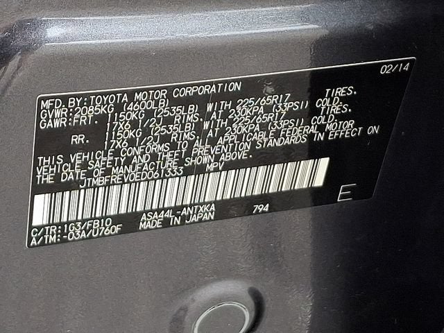 2014 Toyota RAV4 LE