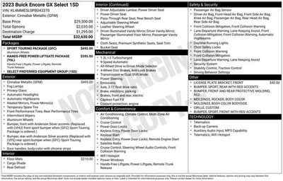 2023 Buick Encore GX Select