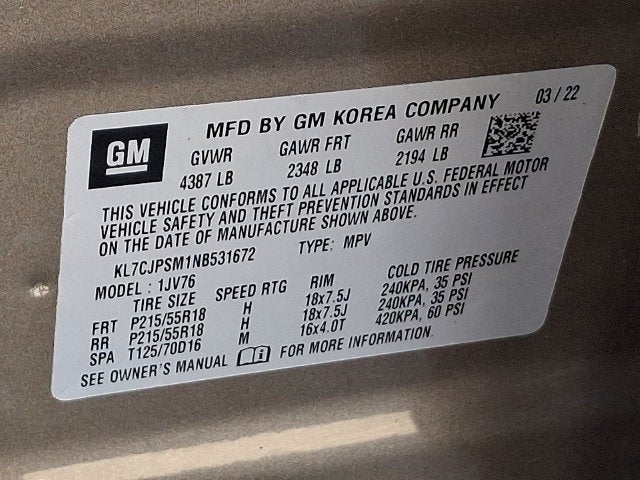 2022 Chevrolet Trax LT