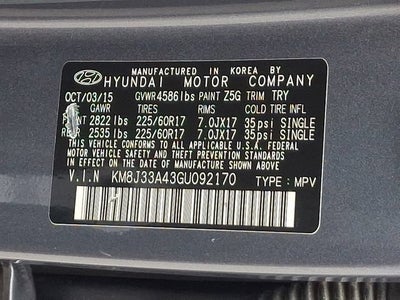 2016 Hyundai Tucson SE