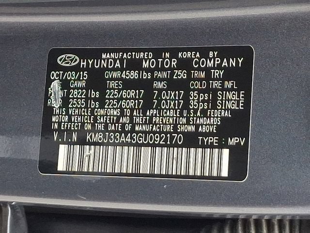 2016 Hyundai Tucson SE