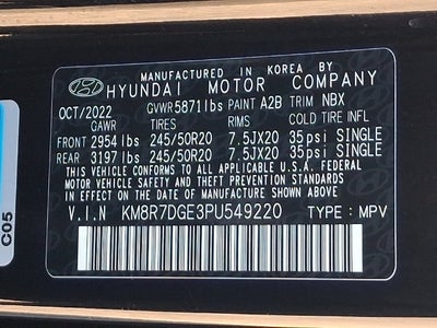 2023 Hyundai Palisade Calligraphy