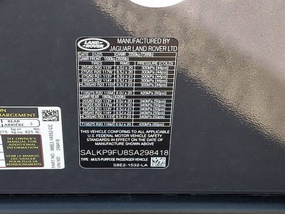 2025 Land Rover Range Rover P400 SE