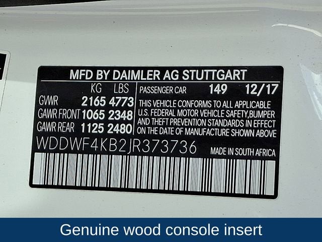 2018 Mercedes-Benz C 300 4MATIC®