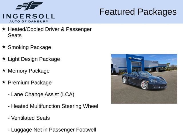 2022 Porsche 718 Boxster S