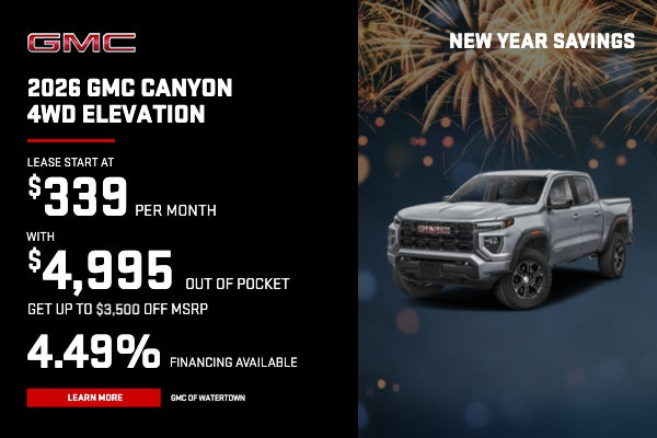 2026 Canyon 4WD Elevation