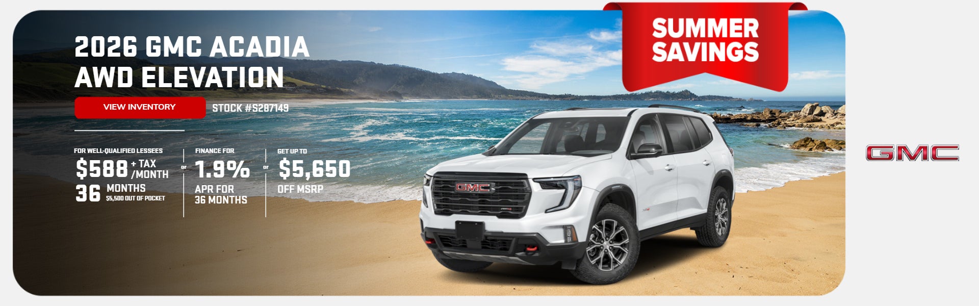 2026 GMC Acadia AWD Elevation