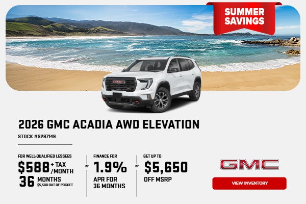 2026 GMC Acadia AWD Elevation