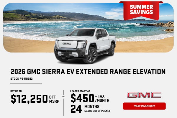 2026 GMC Sierra EV Extended Range Elevation