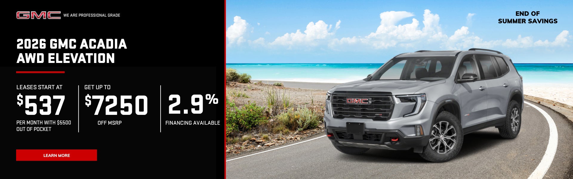 2026 GMC Acadia AWD Elevation
