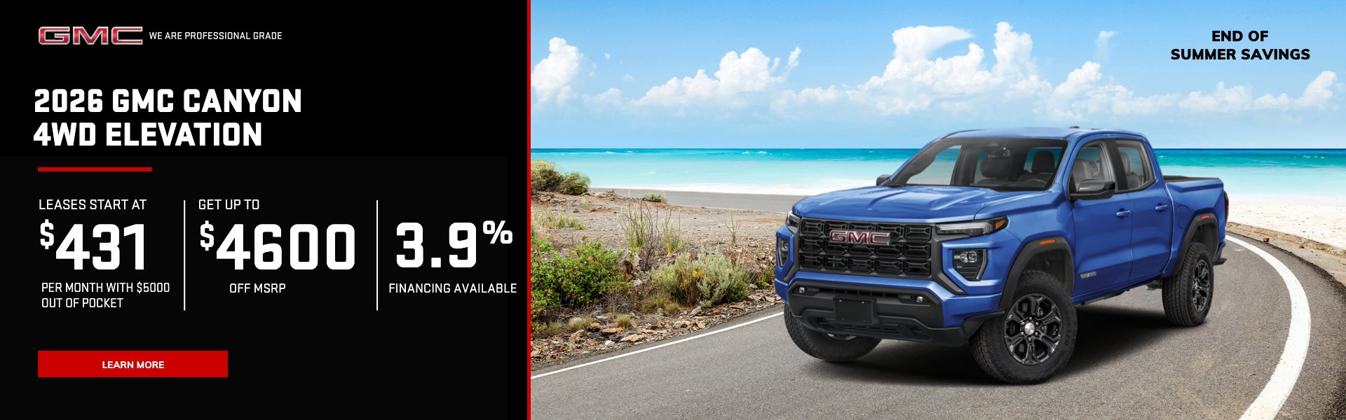 2026 GMC Canyon 4WD Elevation
