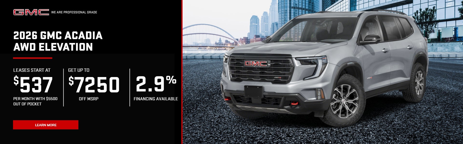 2026 GMC Acadia AWD Elevation